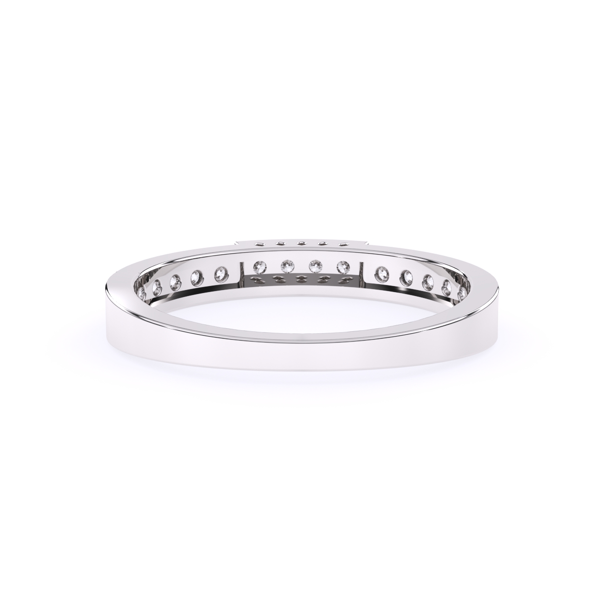Luxurious Round Diamond Wedding Band
